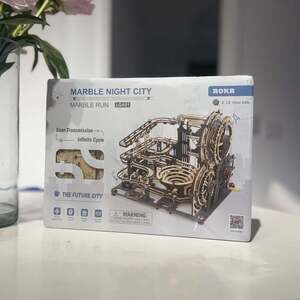 New ROKR Marble Night City Marble Run LGA01 3D Wooden Puzzle